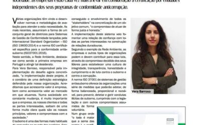 A Rede Ambiente como pioneira na certificação Antissuborno